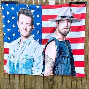 Florida Georgia Line Concert Wall Flag Banner Large Country Music FGL